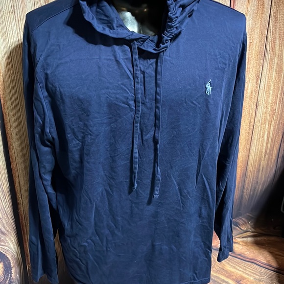 Men’s polo sweatshirt hoodie - Picture 2 of 5